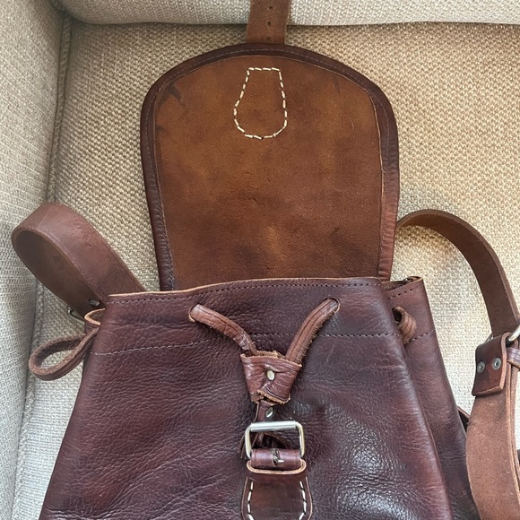 Vintage never used backpack handmade in Italy - Picture 5 of 9